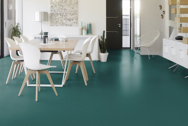 Akustiline PVC Gerflor Taralay Initial Comfort (19db) 0975 Spider Emeraude roheline_2
